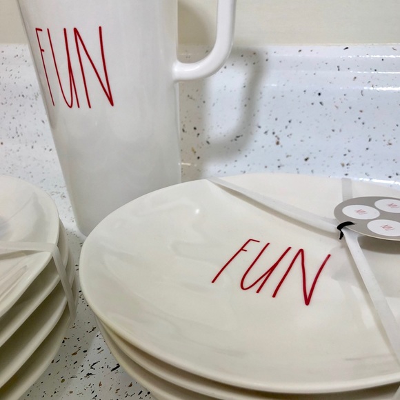 Rae Dunn Fun + Party Set In Red - Picture 4 of 4